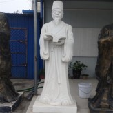 石雕人物 石雕李时珍雕像古代名医 汉白玉华佗神医雕塑